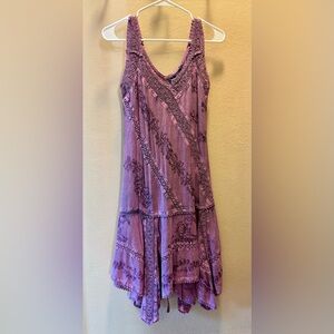 NWT Tank style dress w/ asymmetrical hem. Purchased in Sedona AZ, never worn.